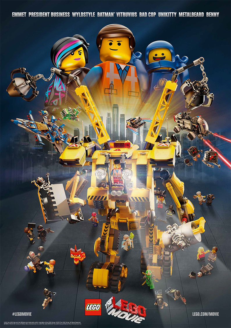 LEGO Movie Poster — Design: MS / Maya: Scott Wojcik