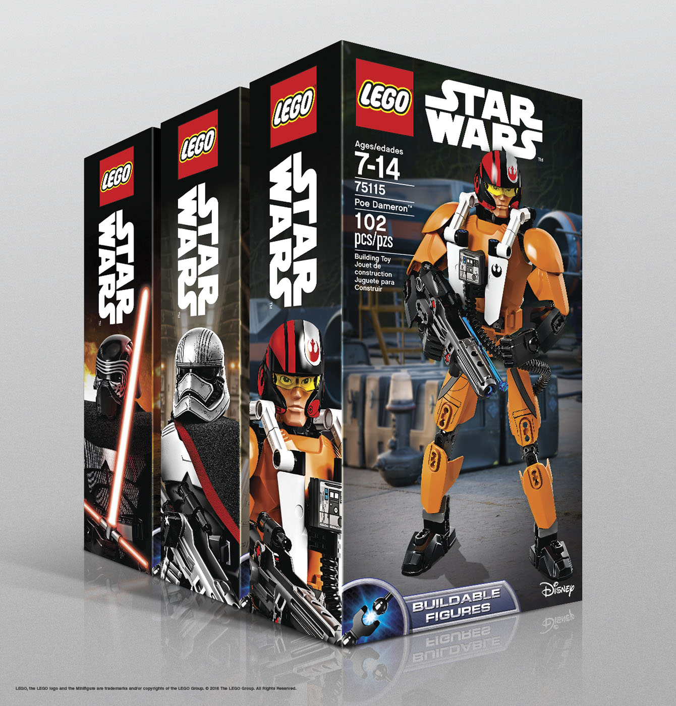 LEGO Star Wars Packaging — Design: MS, Bill Colburn / Maya: Bill Colburn, Carina Öhlund
